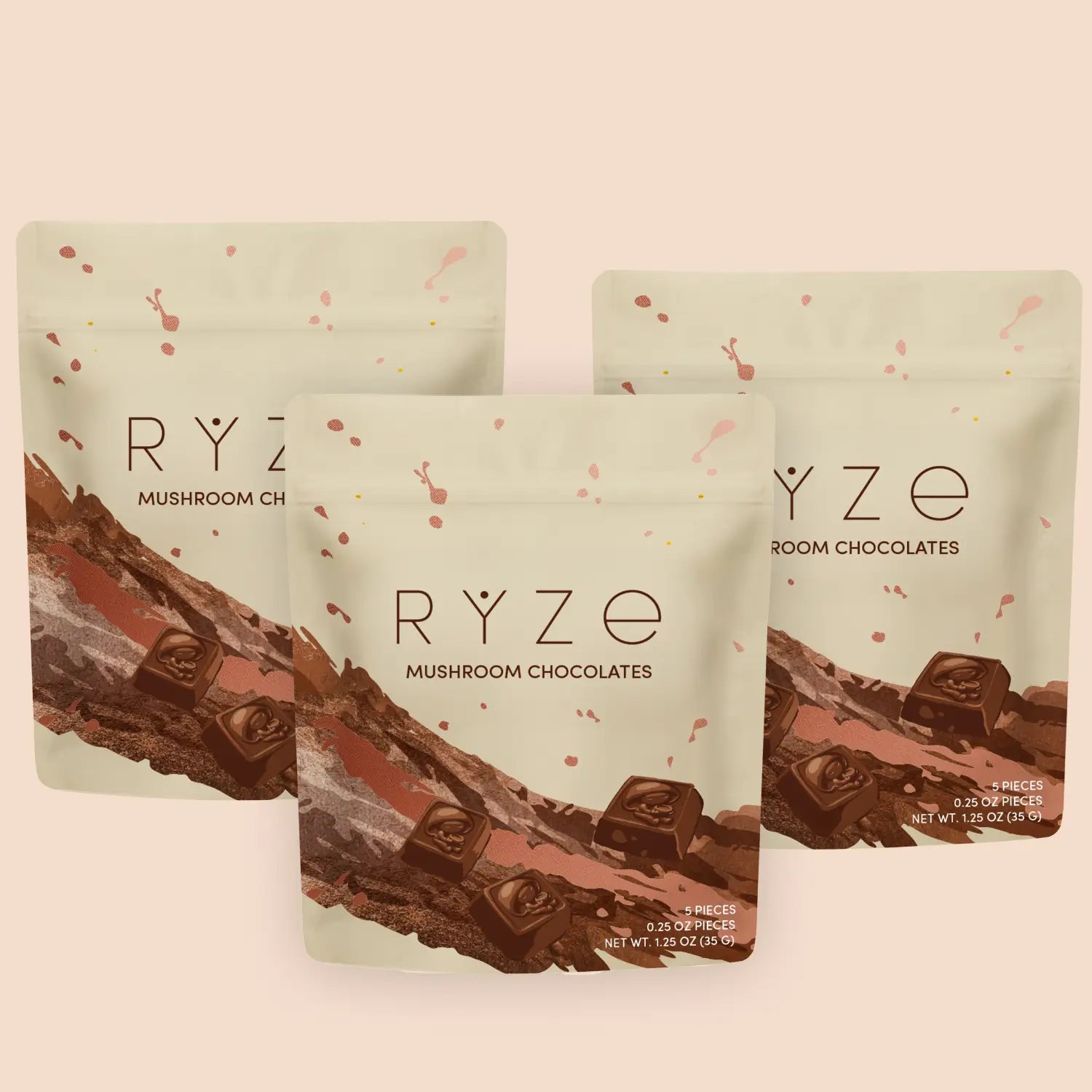 Mushroom Chocolates Rye (15 pieces) K0