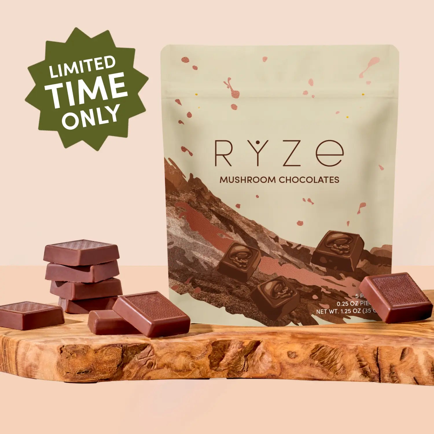 Mushroom Chocolates Rye (15 pieces) K0