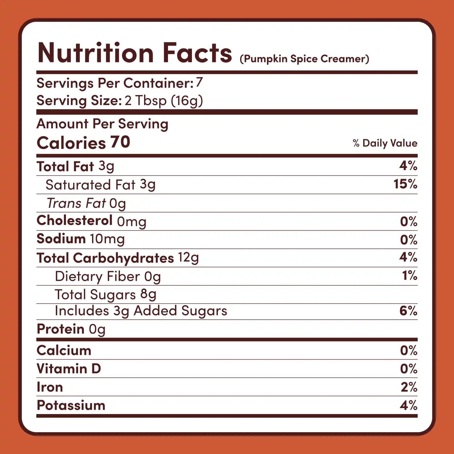 Pumpkin Spice Superfood Creamer Add-On (SPECIAL PRICING) S0