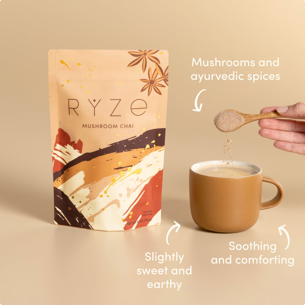 RYZE Mushroom Chai Starter Bag Y0