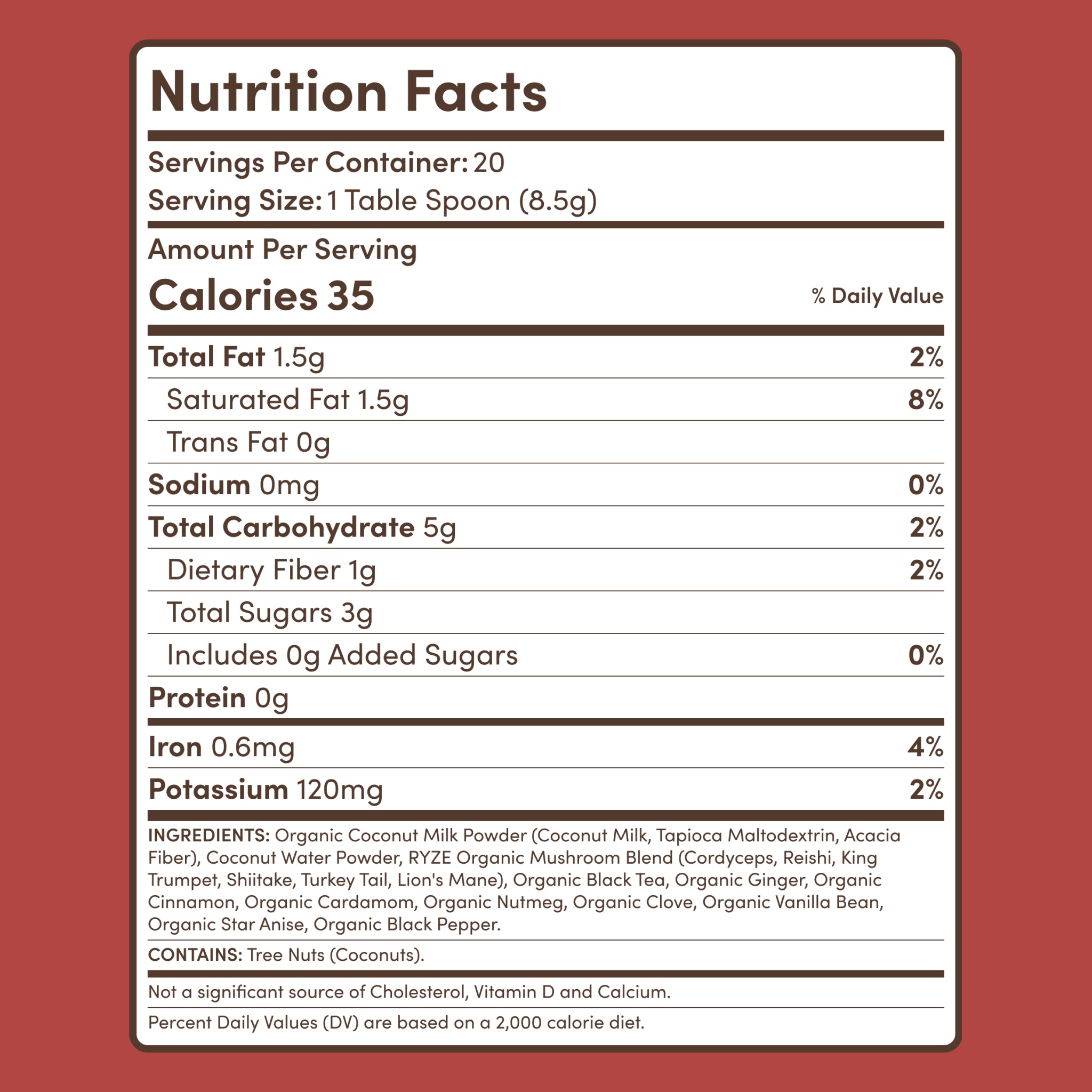 Mushroom Chai (20 Servings) N4