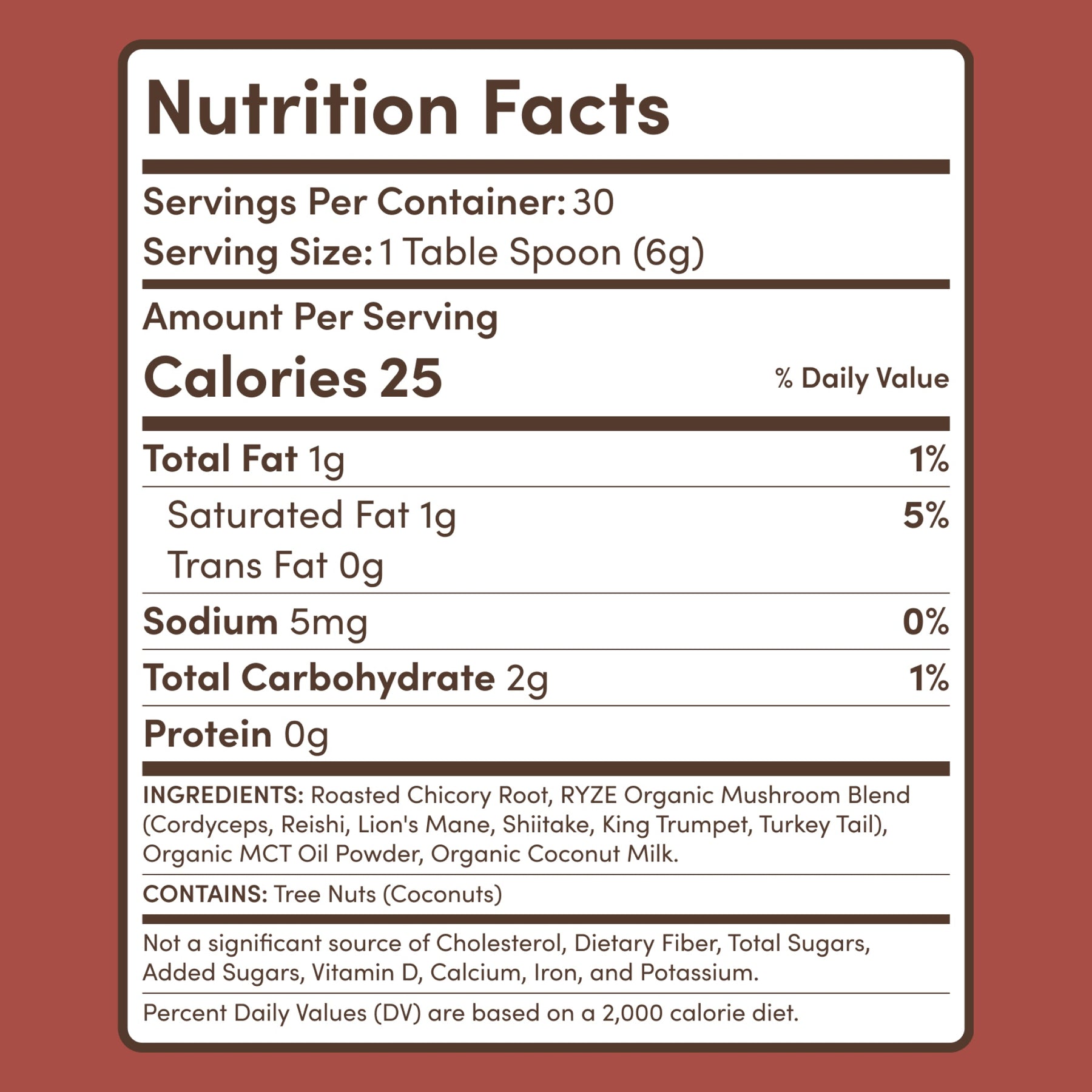 Mushroom Chicory (30 Servings) P6