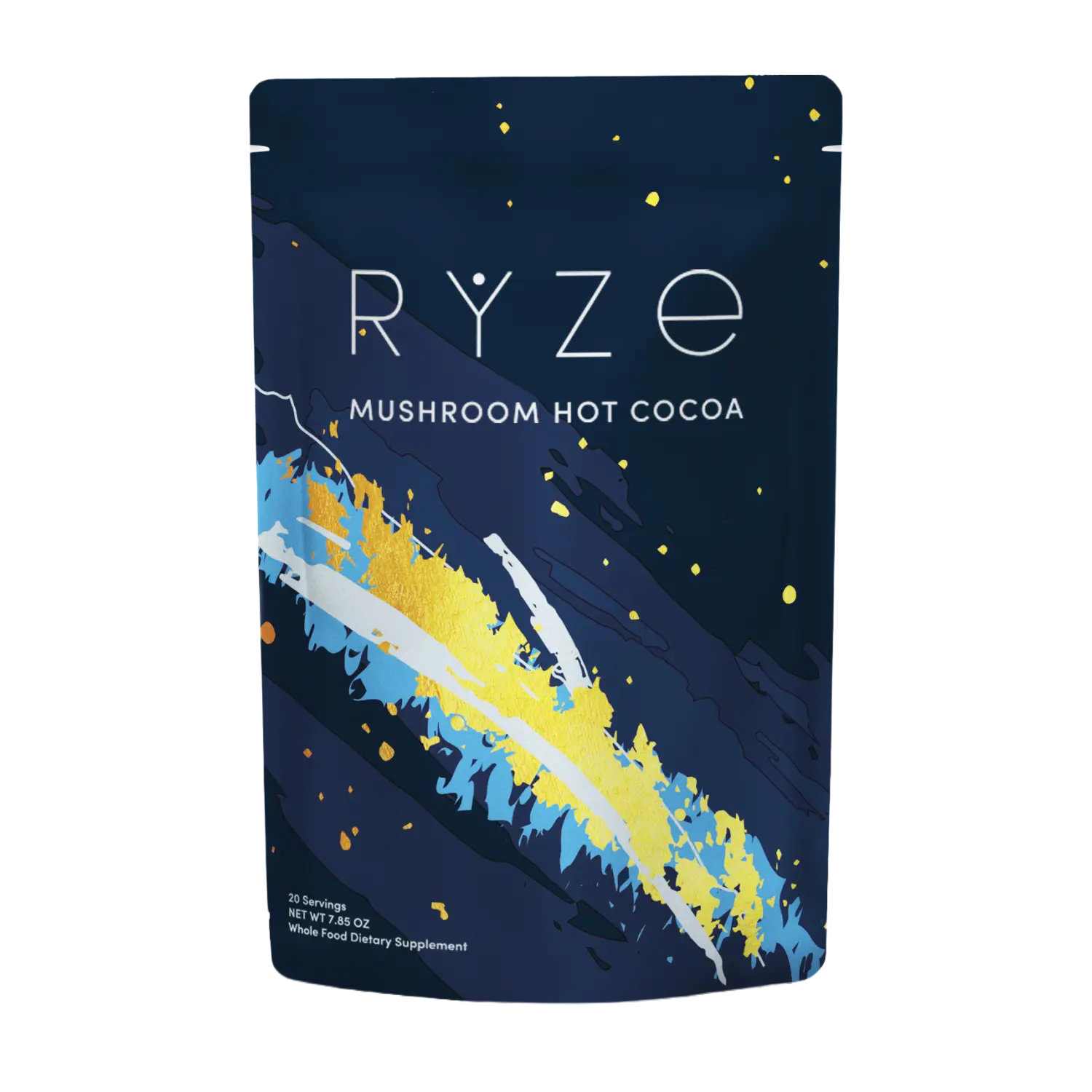 RYZE Mushroom Hot Cocoa — Organic Instant Cocoa with L-Theanine & Melatonin, 20 Servings R6