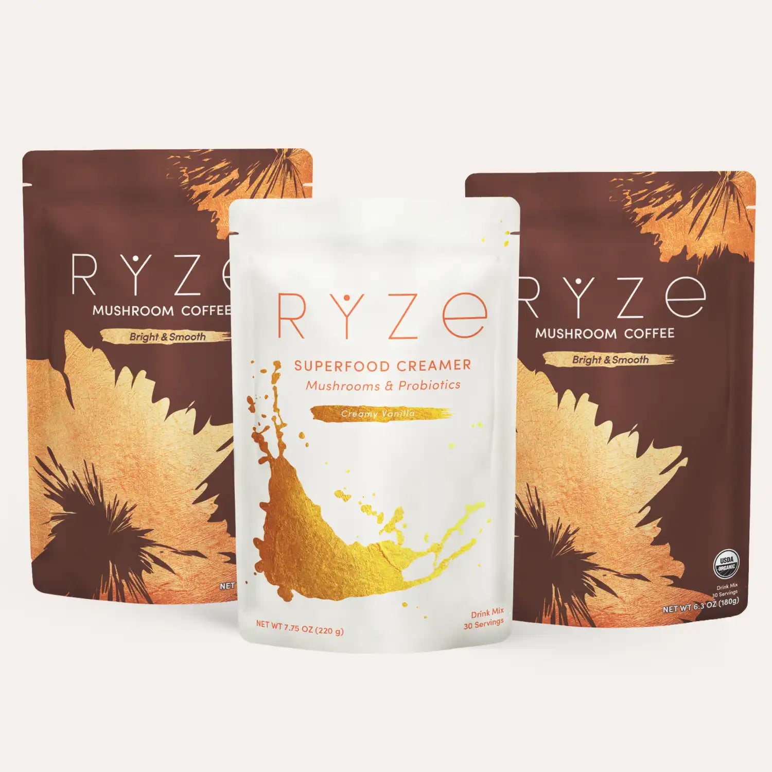 RYZE Starter Gift Set (2 Coffees + 1 Creamer) A0
