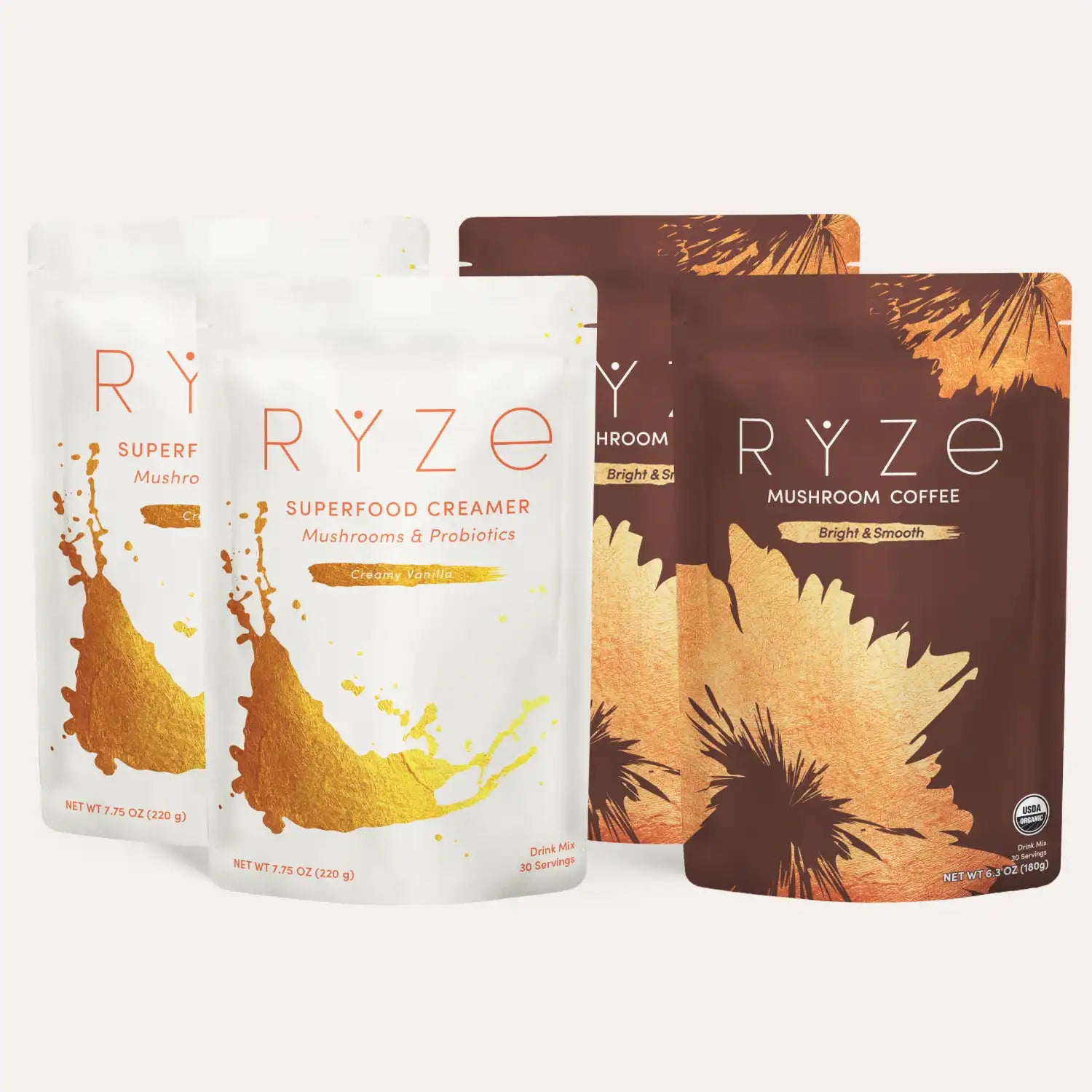 RYZE Lovers Gift Set (2 Coffees + 2 Creamers) V5