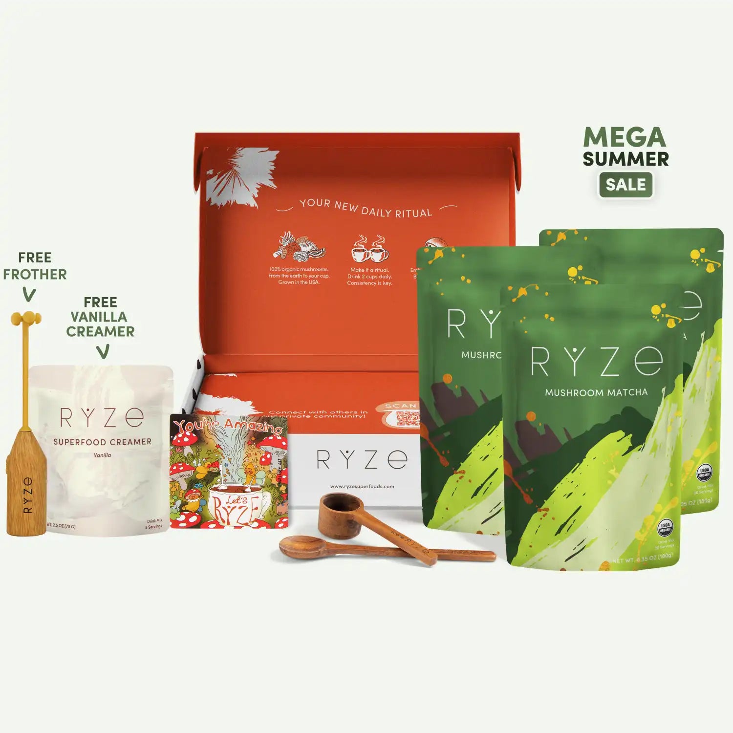 Mushroom Matcha (90 Servings) E1