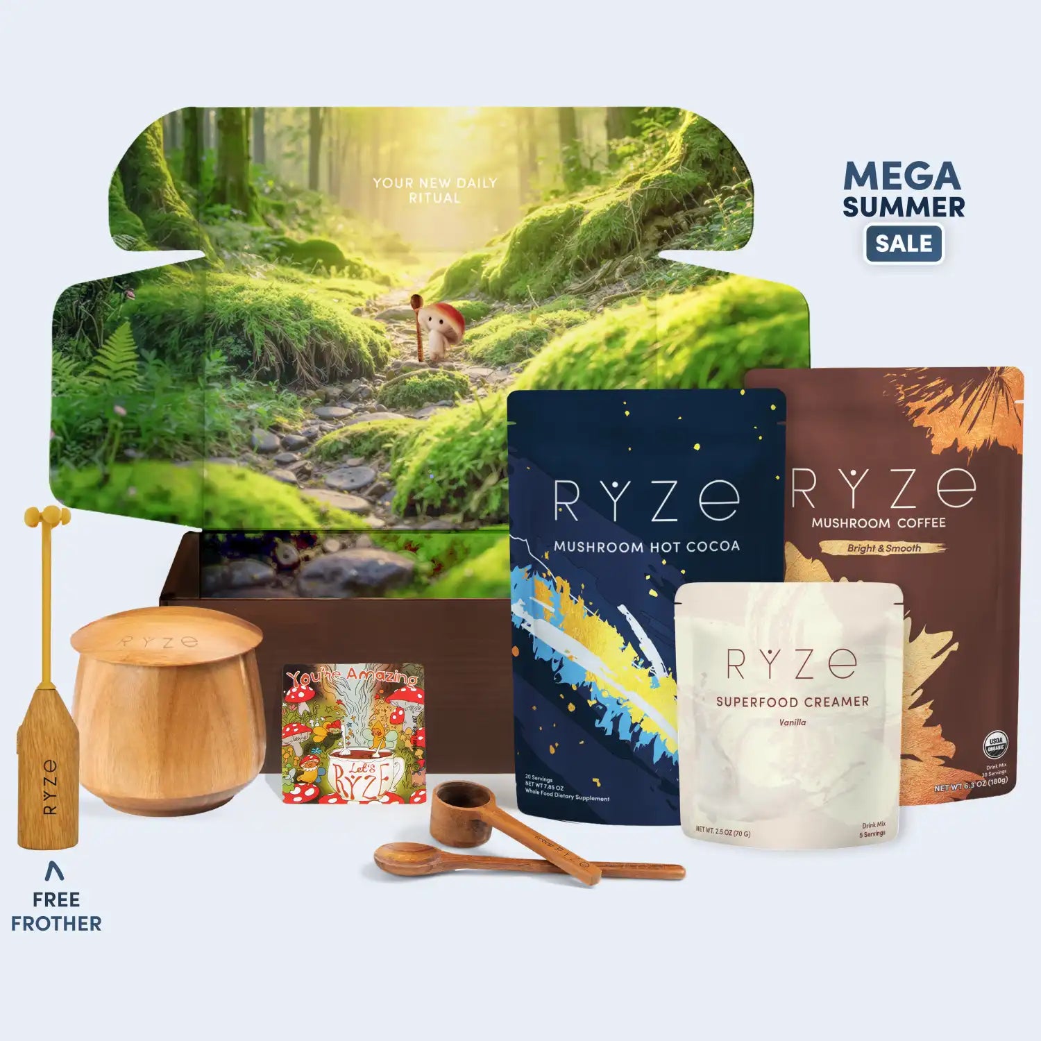 RYZE Ritual Set (Cocoa + Coffee) K2