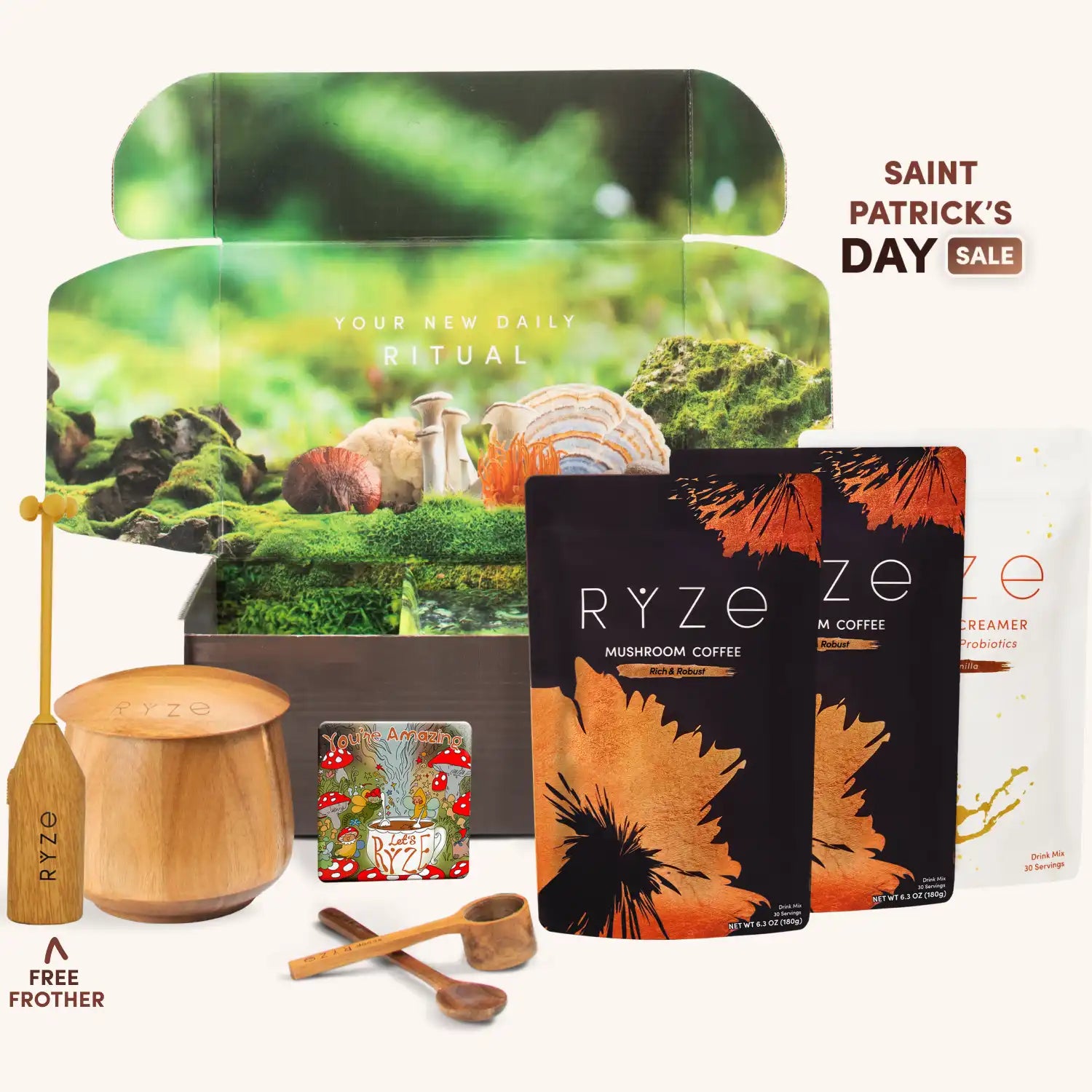 Mushroom Coffee Ritual Set L8