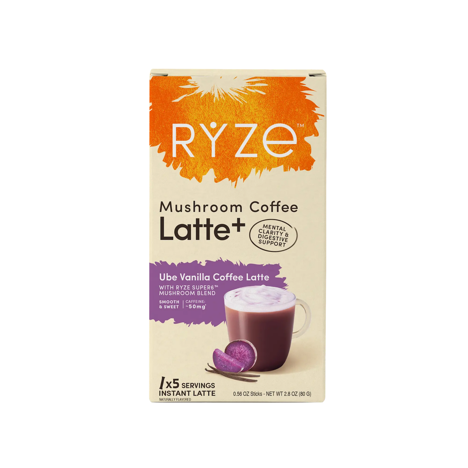 Ube Vanilla Coffee Latte Carton F4