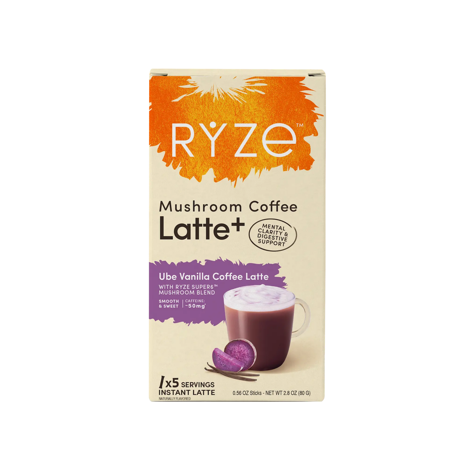 Ube Vanilla Coffee Latte Carton F4