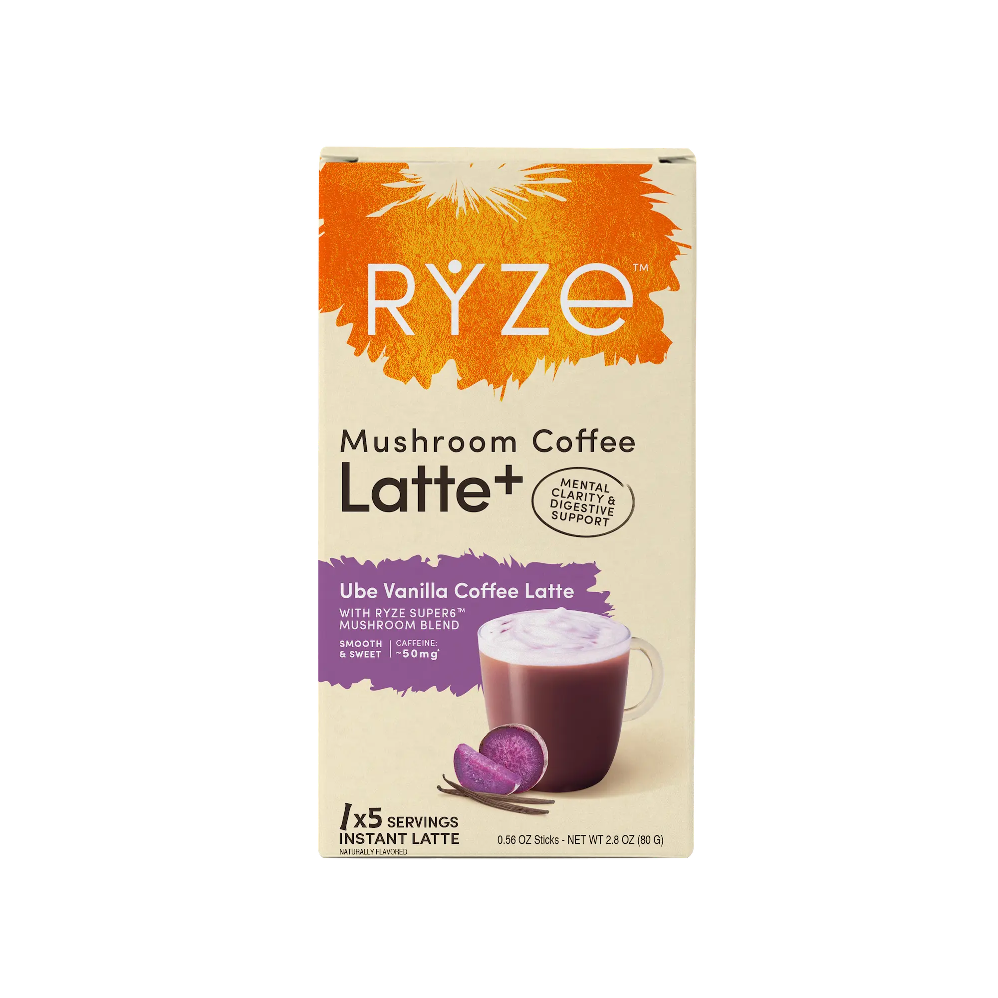 Ube Vanilla Coffee Latte Carton F4