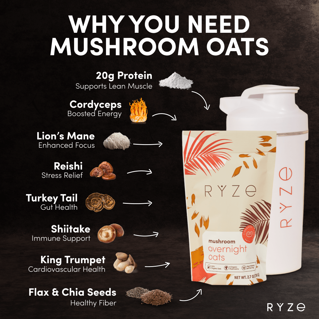 Mushroom Overnight Oats Pack (14 Servings) C0