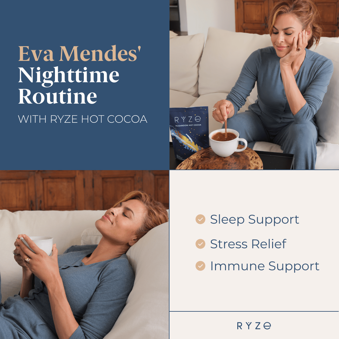 RYZE Hot Cocoa - with 6 Sleep Superfoods to Help Fall Asleep and Stay Asleep Q9