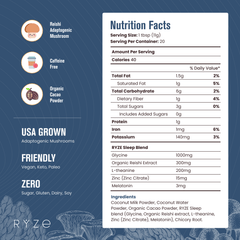 RYZE Hot Cocoa - with 6 Sleep Superfoods to Help Fall Asleep and Stay Asleep K0