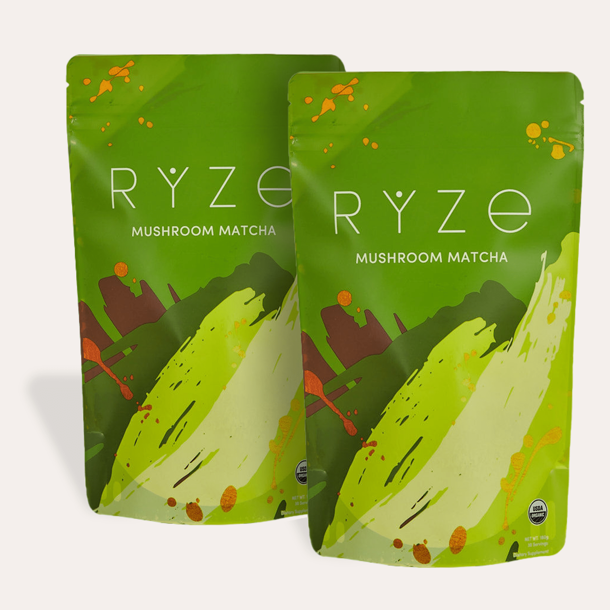 RYZE Organic Mushroom Matcha Starter Kit (60 servings) A8